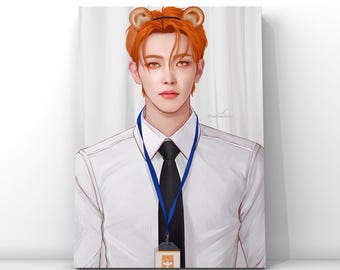 ANITEEZ Hongjoong - ATEEZ art print