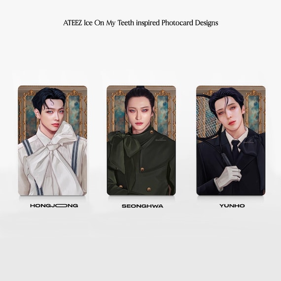ATEEZ Ice On My Teeth ミニコレクション フォトカード - Etsy 日本