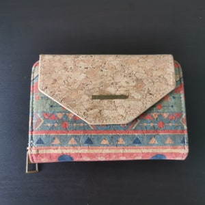Cartera de corcho colorida y personalizable bajo petición