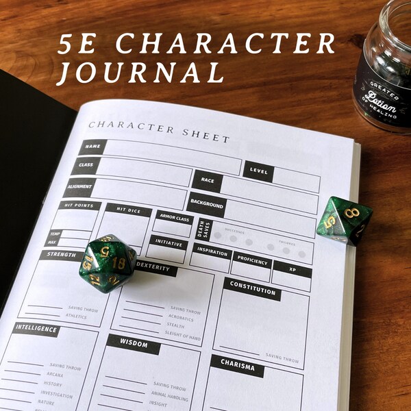 Dnd Journal - Etsy
