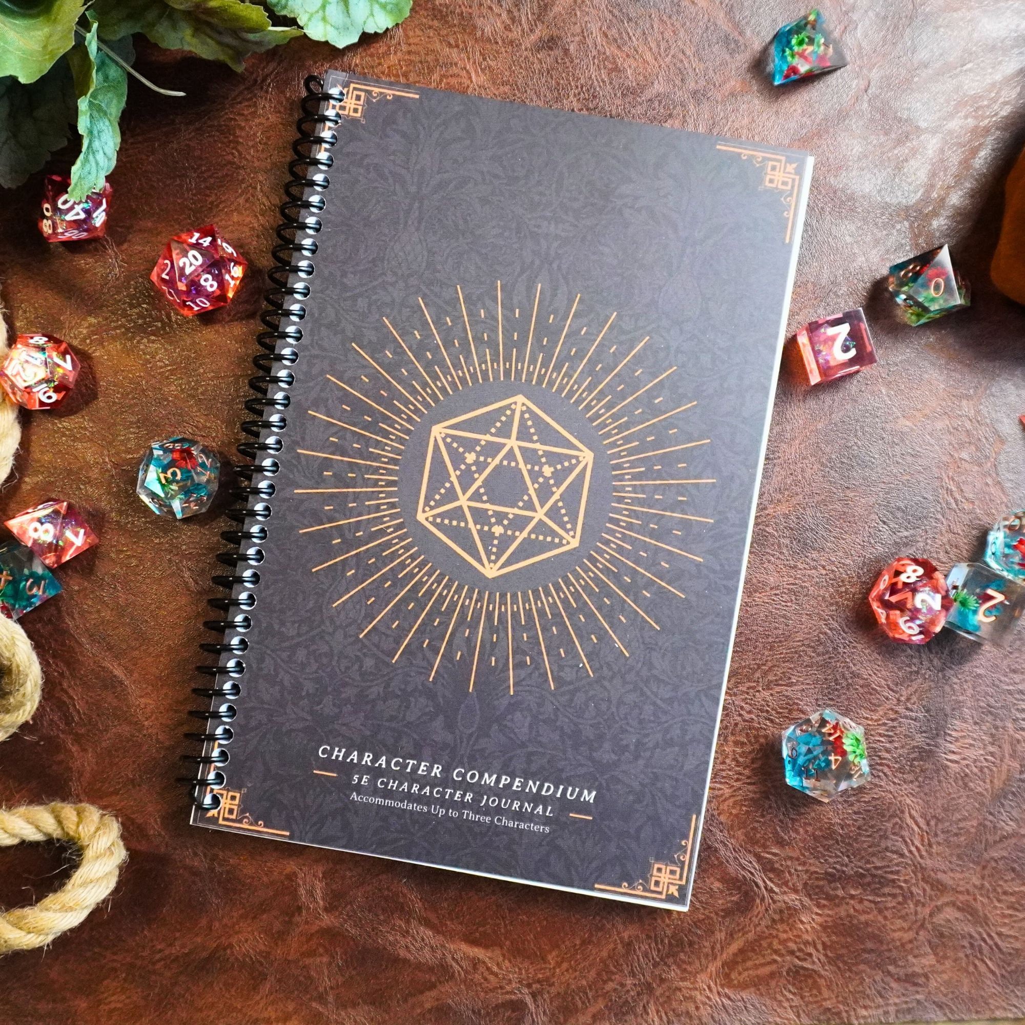 5e Character Journal: Multi-Character Dungeons and Dragons Compendium
