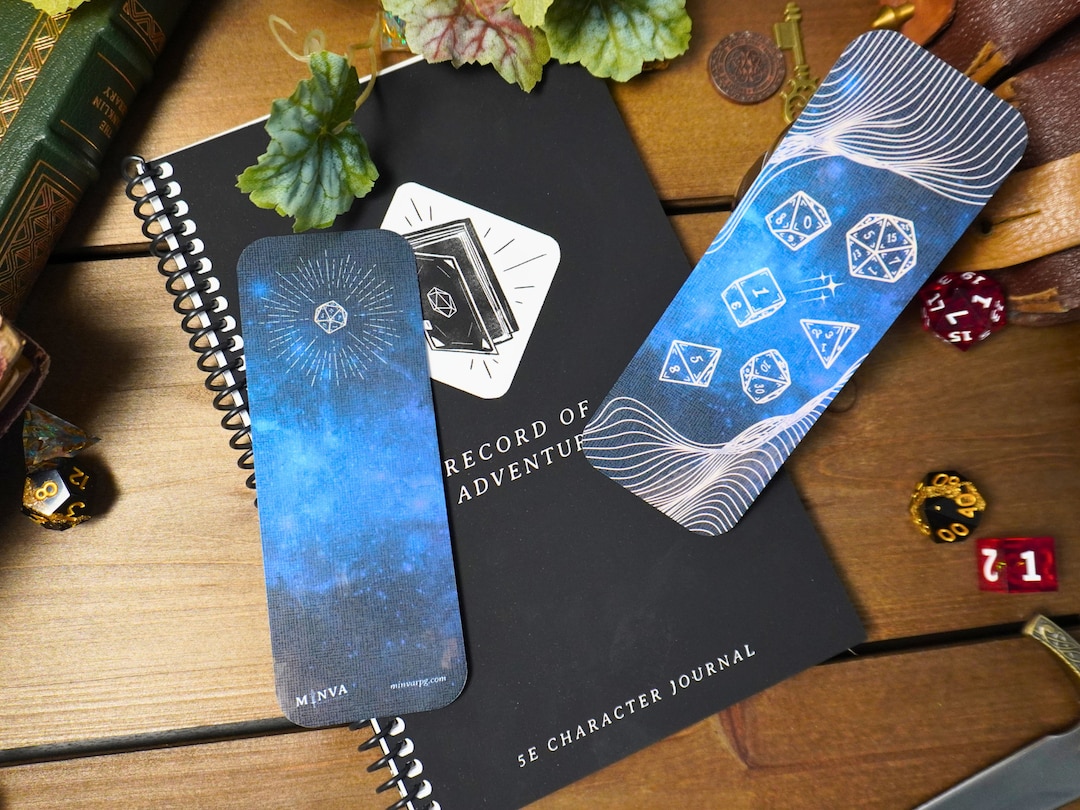 D20 Galaxy Dnd Bookmark | Dnd Gift, Dnd Accessories - Etsy