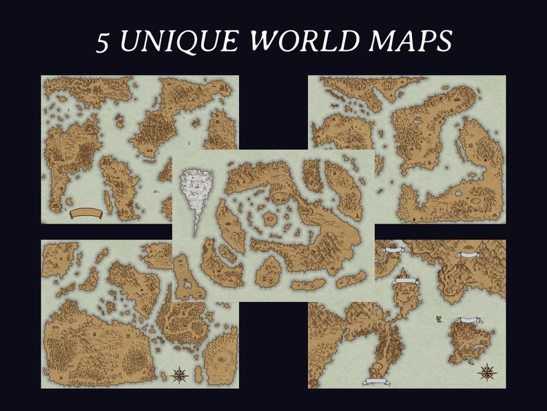 Dnd World Map Pack 5 World Maps - Il 794xN.4220839890 Moio 