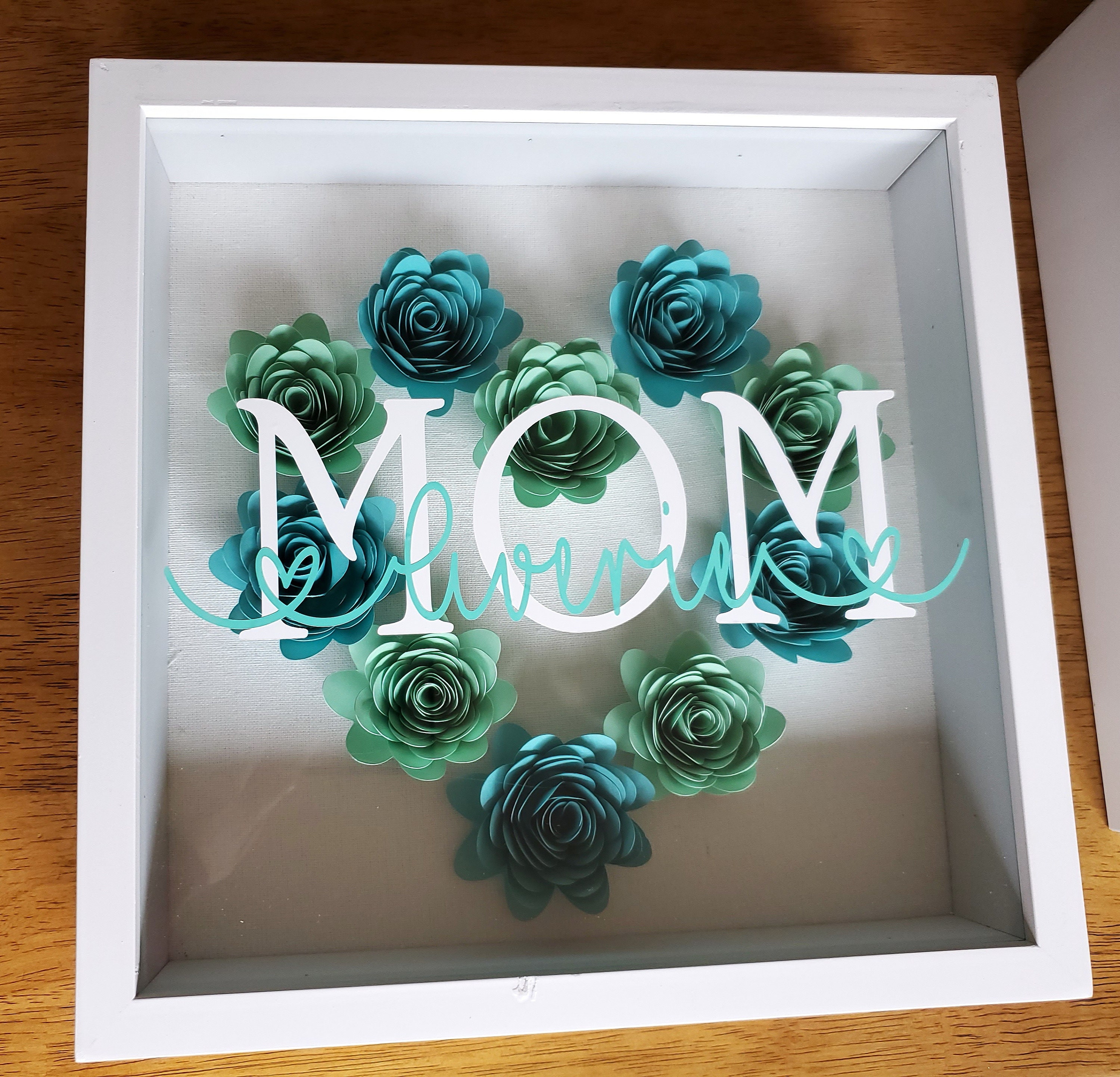 Mom Shadow Box Etsy