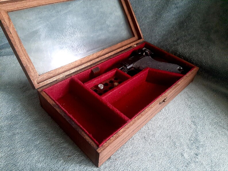 Wooden Display Case for Luger P08 Pistol Etsy
