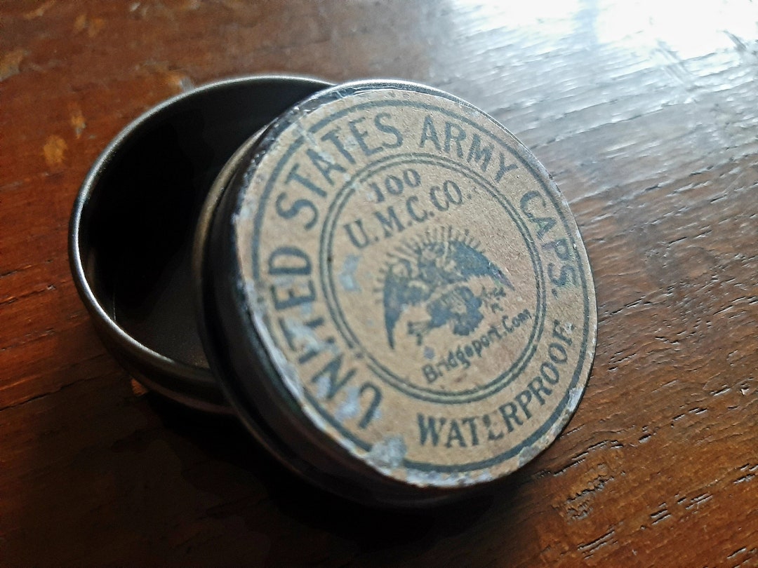 Replica U.M.C Percussion Cap Tin Etsy