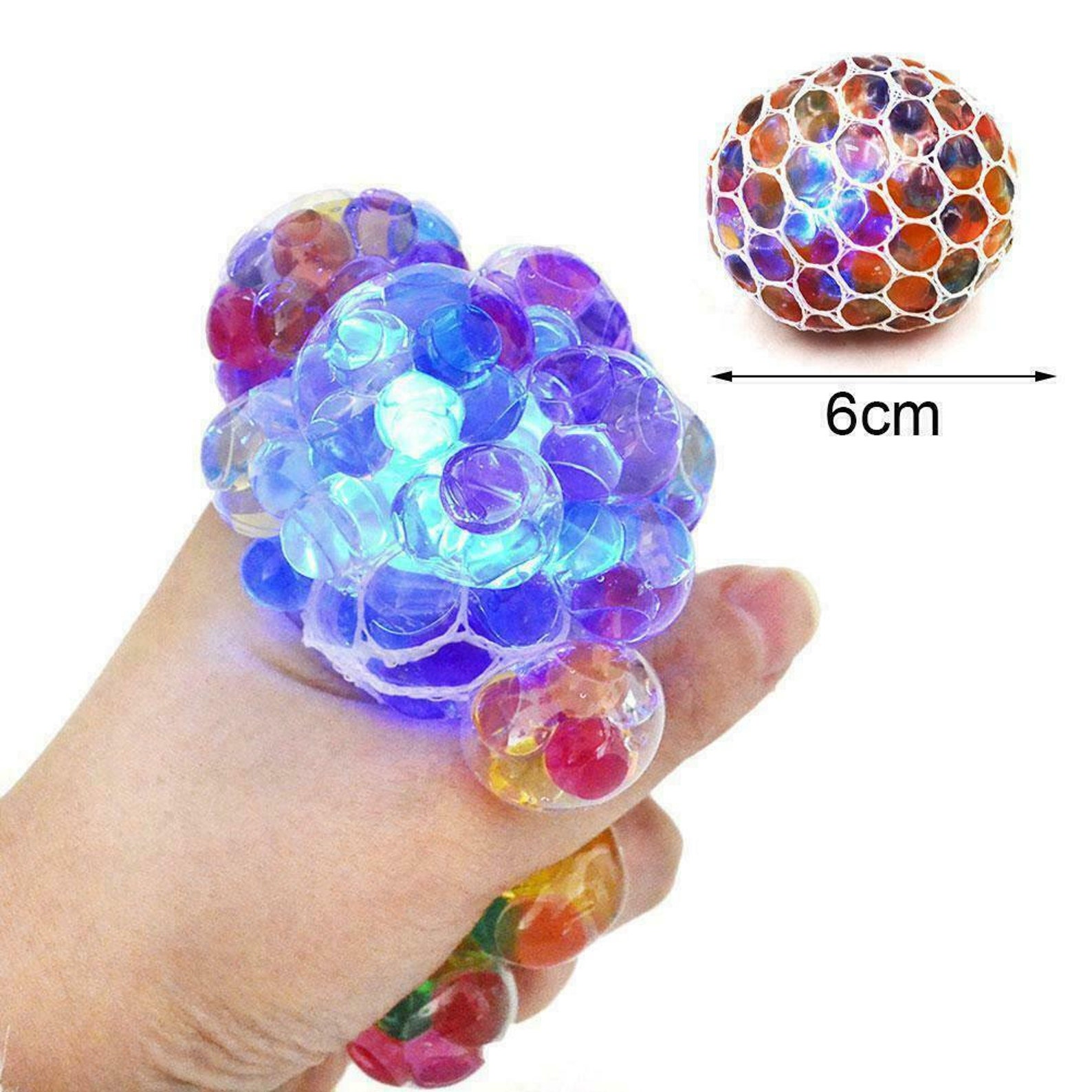 Mesh Squish Ball Stress Ball Orbeez Ball Squishy Ball Etsy