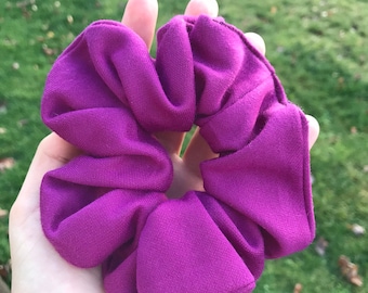Deep Magenta Scrunchie