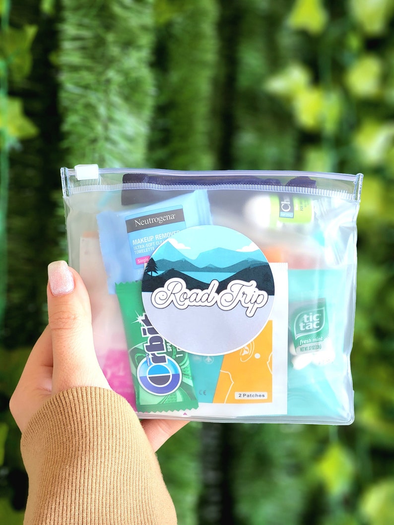 Road Trip Kit Bag Travel Essentials Kit Hangover Kit Etsy