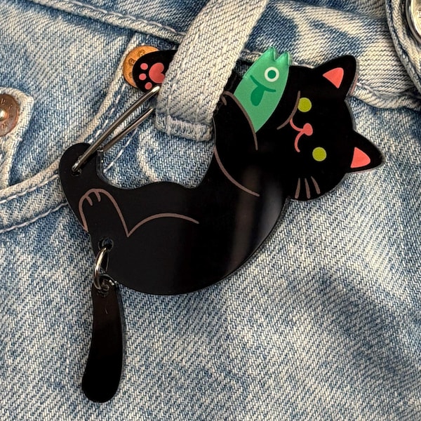 Black Cat acryl karabijnhaak