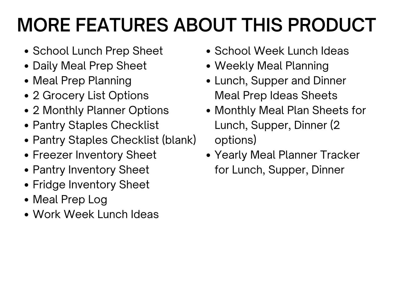 Meal Planner Printable Meal Prep Planner Instant Download PDF Print Meal Planner Printable Meal Prep Planner Instant Download PDF Print