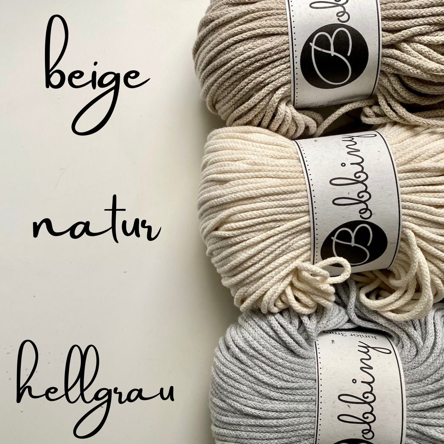 Powerruif Hänge Obstkorb 3-etagig - Baumwollseil Mit Bambuskreisen Für Küche & Wohnzimmer