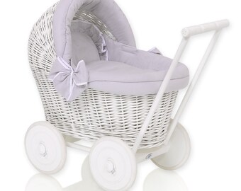 Wicker dolls pram | Etsy