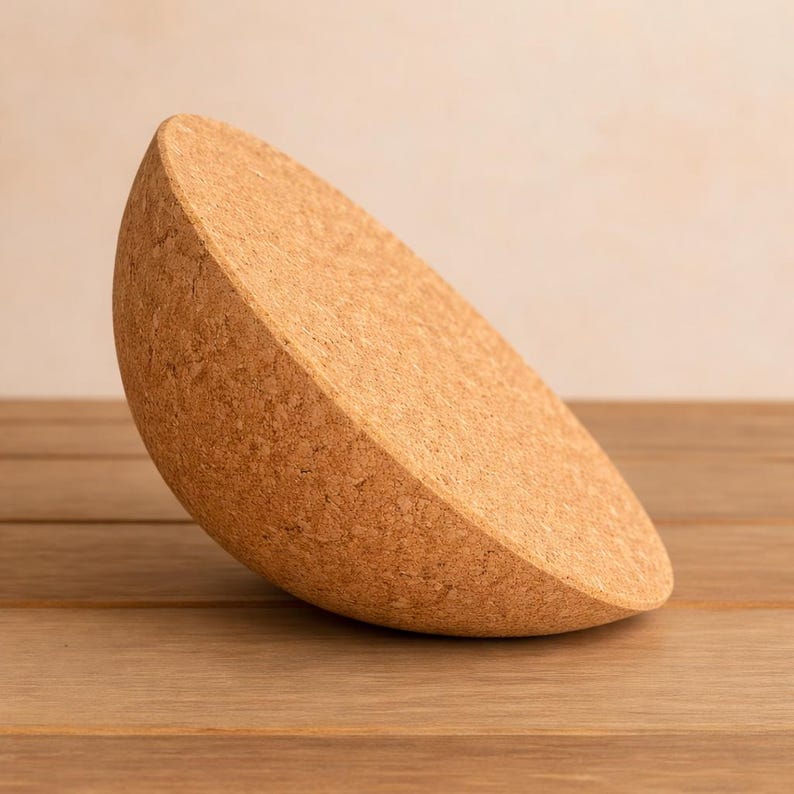 Kork Halbkugel 30cm für Balance Boards und Fitness für besseres Gleichgewicht