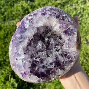 Large Amethyst Geode Crystal High Quality Genuine Brazilian Amethyst