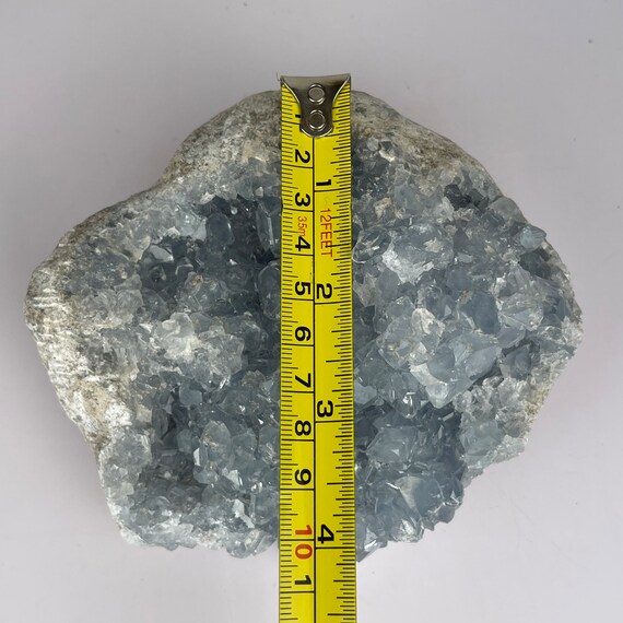 大きな原石セレスタイト結晶クラスタージオード - Etsy 日本