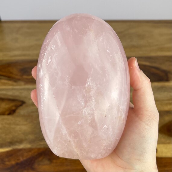 本物のローズクォーツクリスタル フリーフォーム 天然ピンクローズ