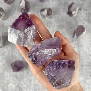 Raw Amethyst Crystal Points High Quality Natural Genuine Brazilian Amethyst