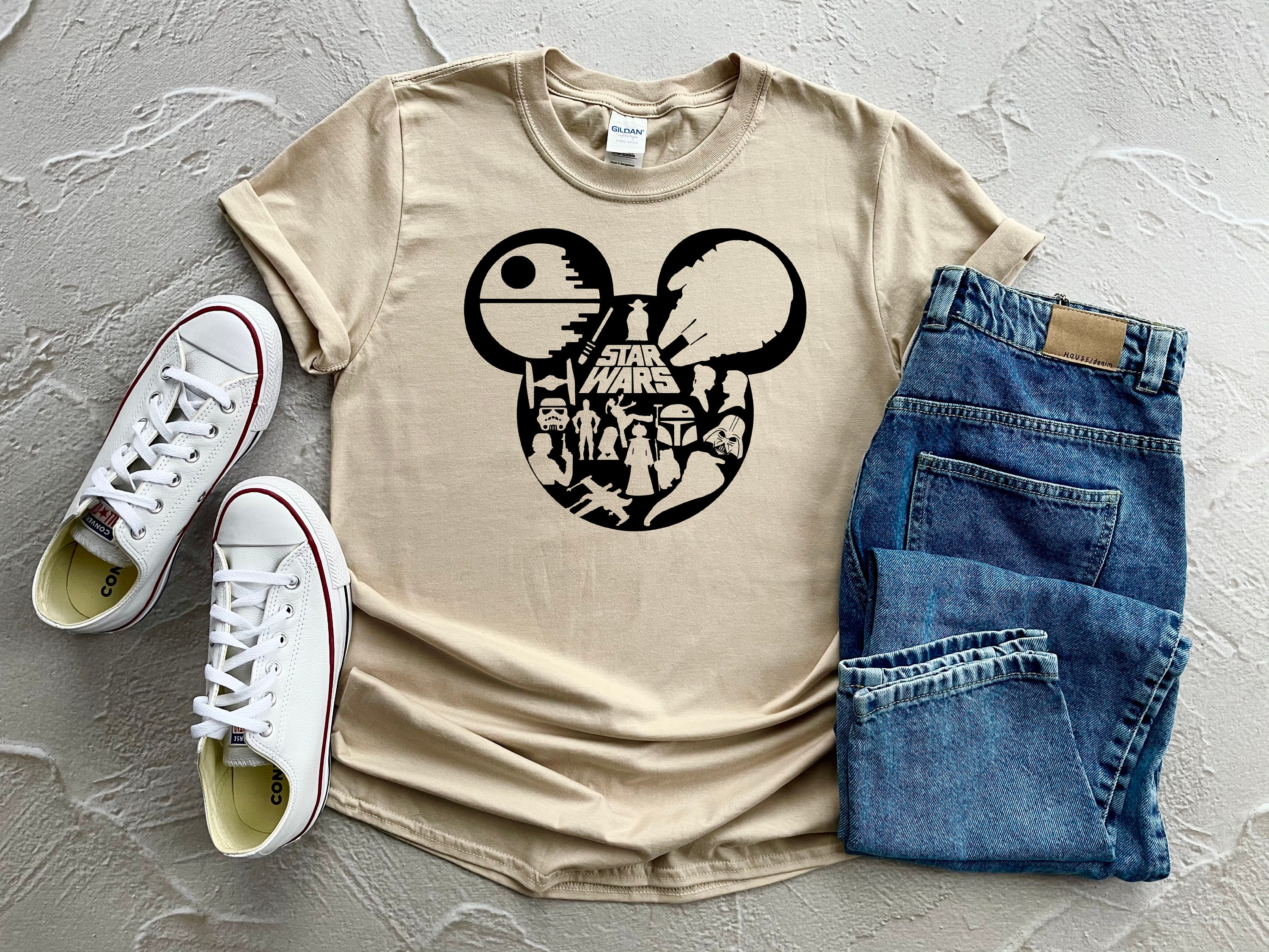 Star Wars Shirt Star Wars Disney Shirt Star Wars T-shirt | Etsy