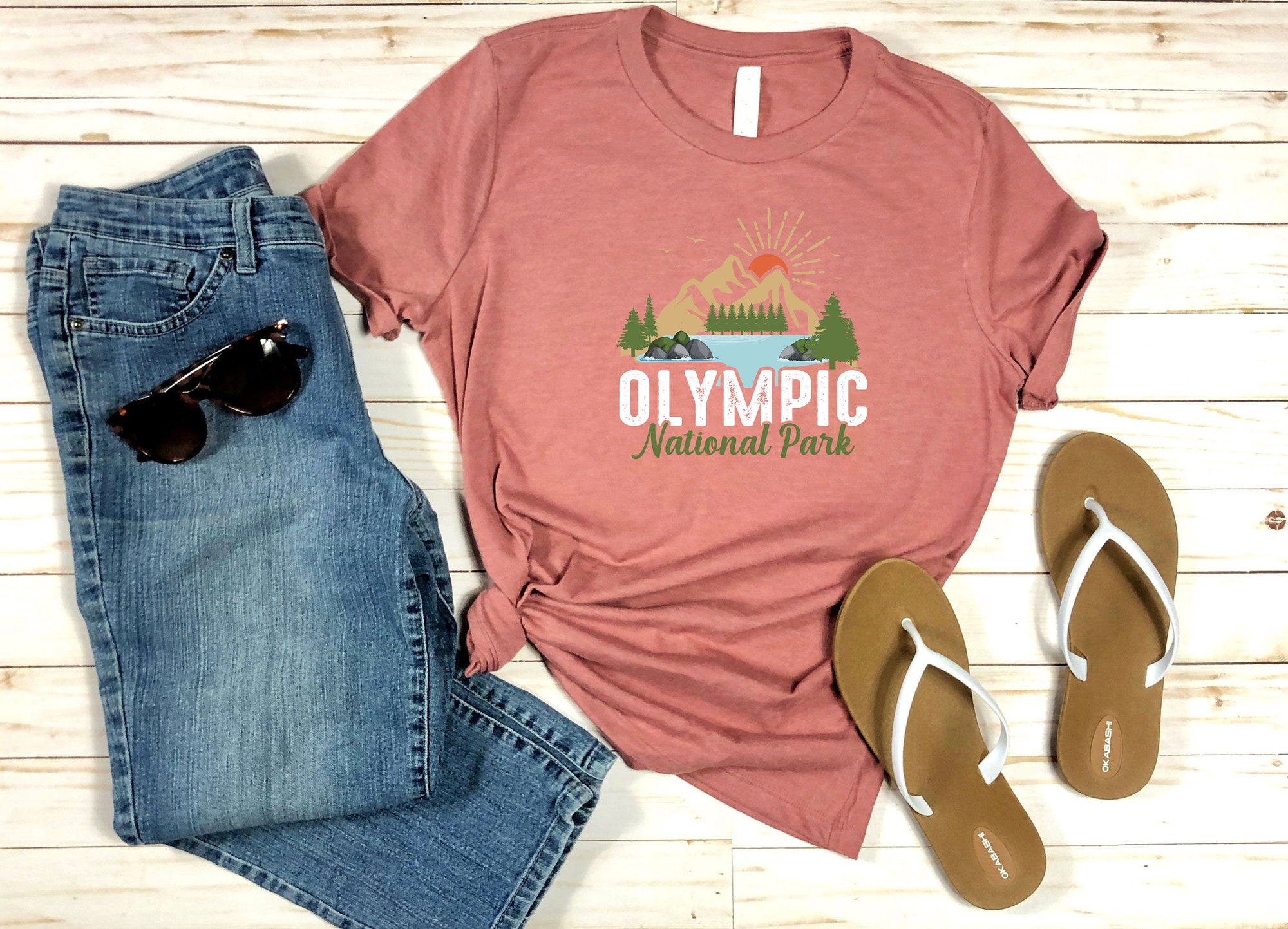 Discover National Park Shirt, Olympic Park Clothing, Olympic Park Shirt