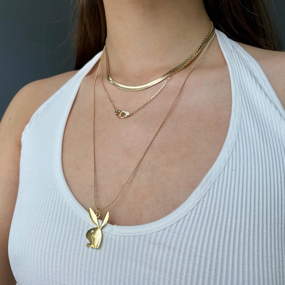 Baby Bling Playboy Necklace | shopbellaboutique
