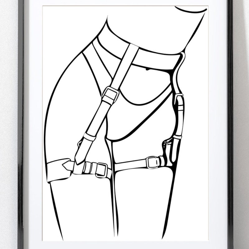 Bondage Art Drawings - Etsy