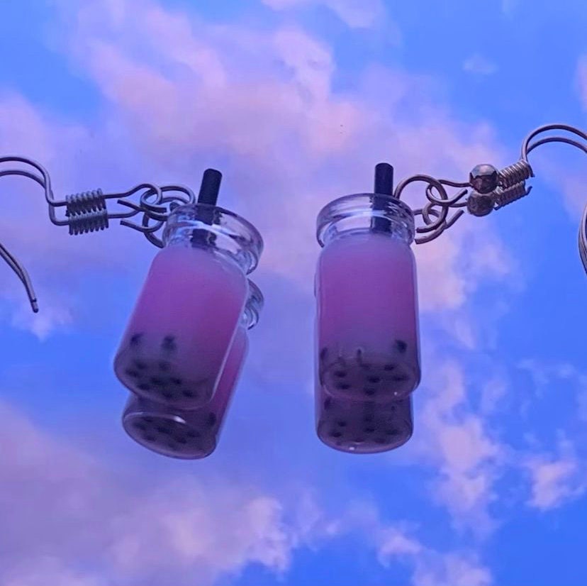 Boba earrings