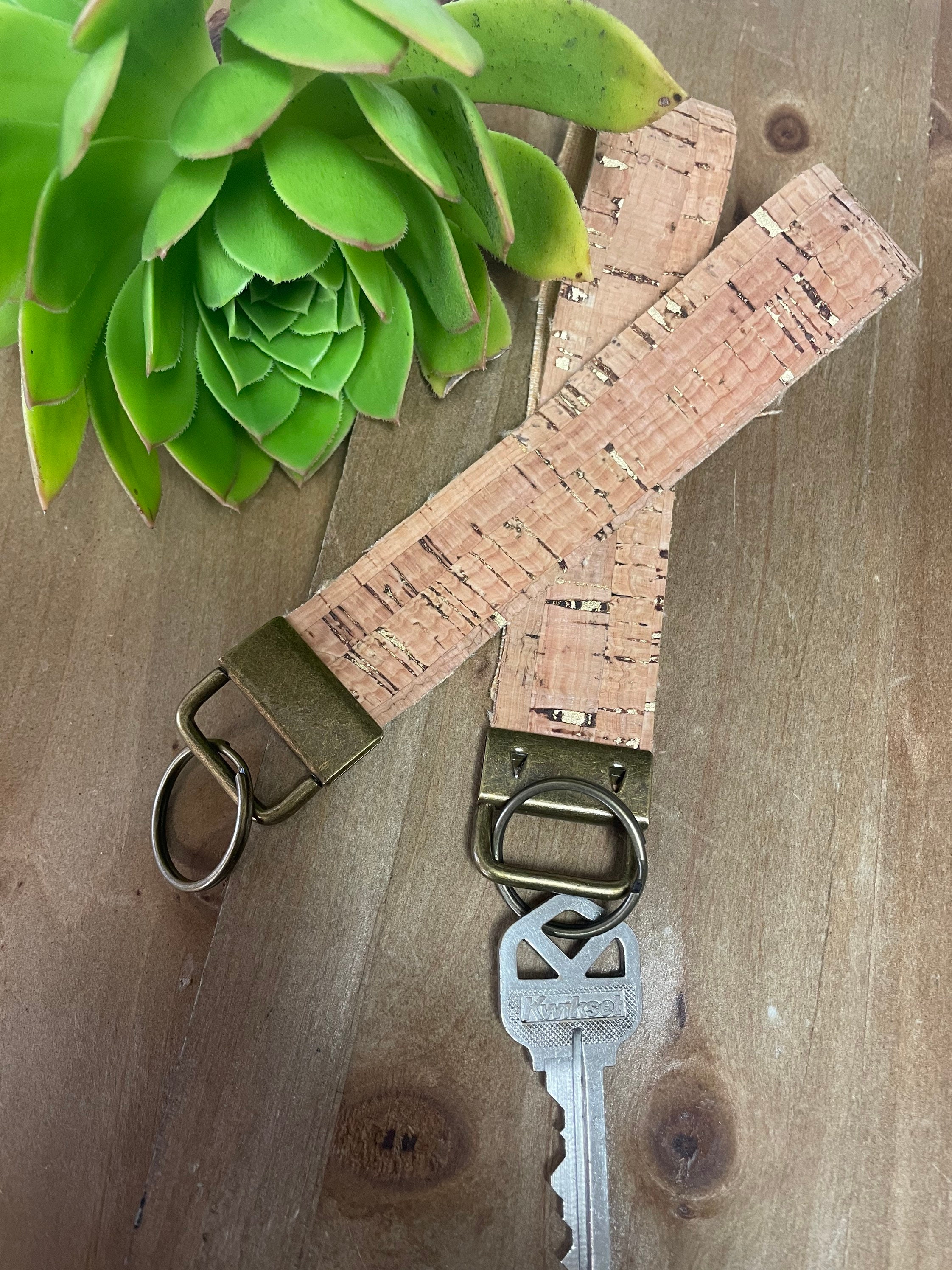 Cork Keychain Etsy