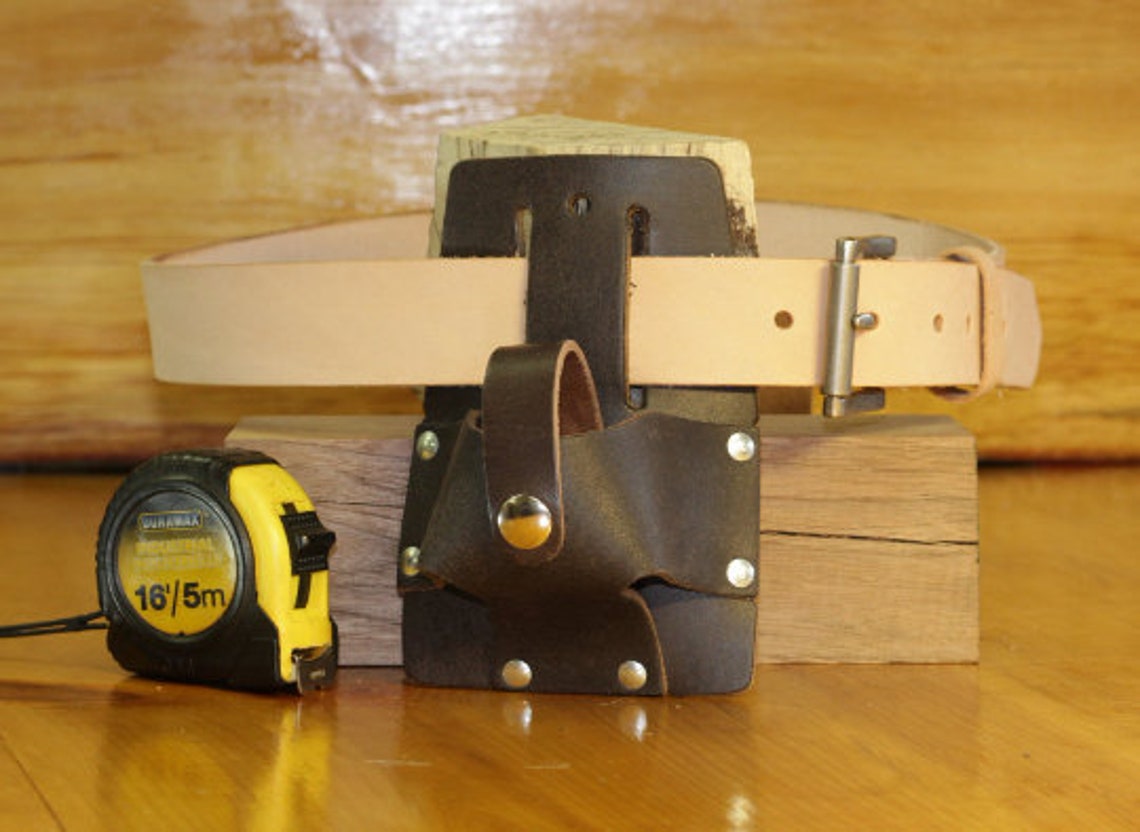 3 Sizes Tape Measure Holder Vr1 Personalized Leather Etsy
