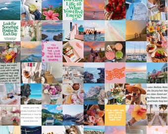 Beachy Aesthetic Photo Collage Kit * Descarga instantánea *