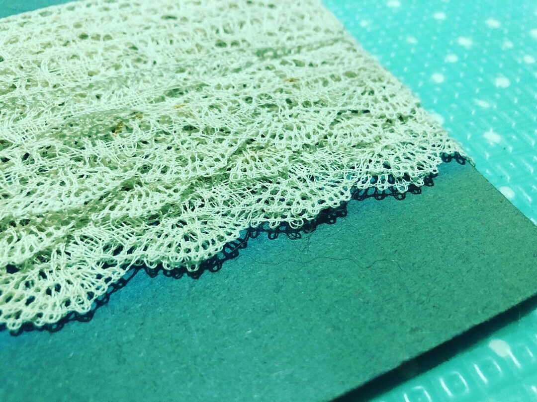 Delicate Vintage French Crochet Trim on Original Card. Over 10 Etsy UK