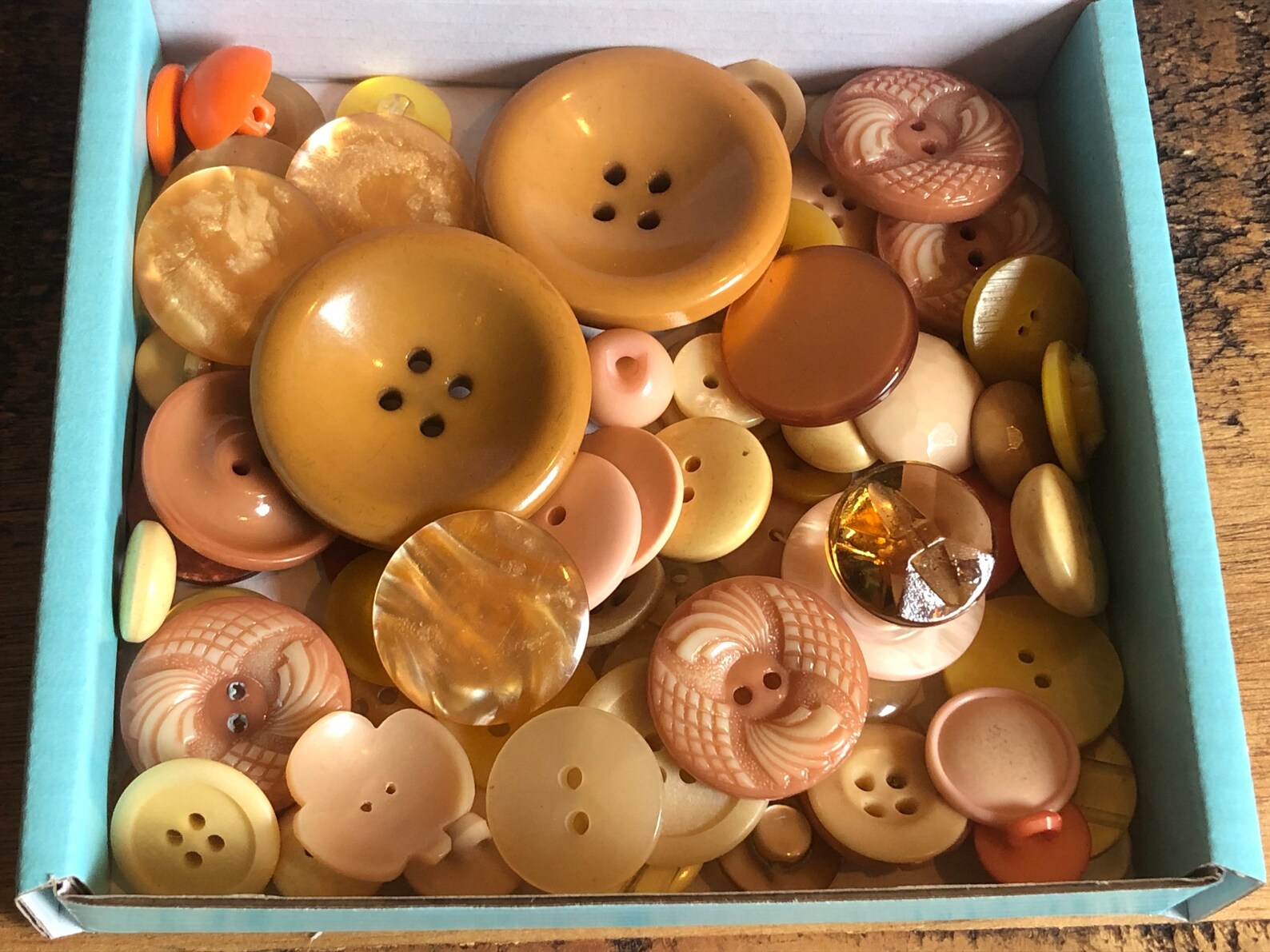 Vintage button boxes Ready to use on your next project Etsy
