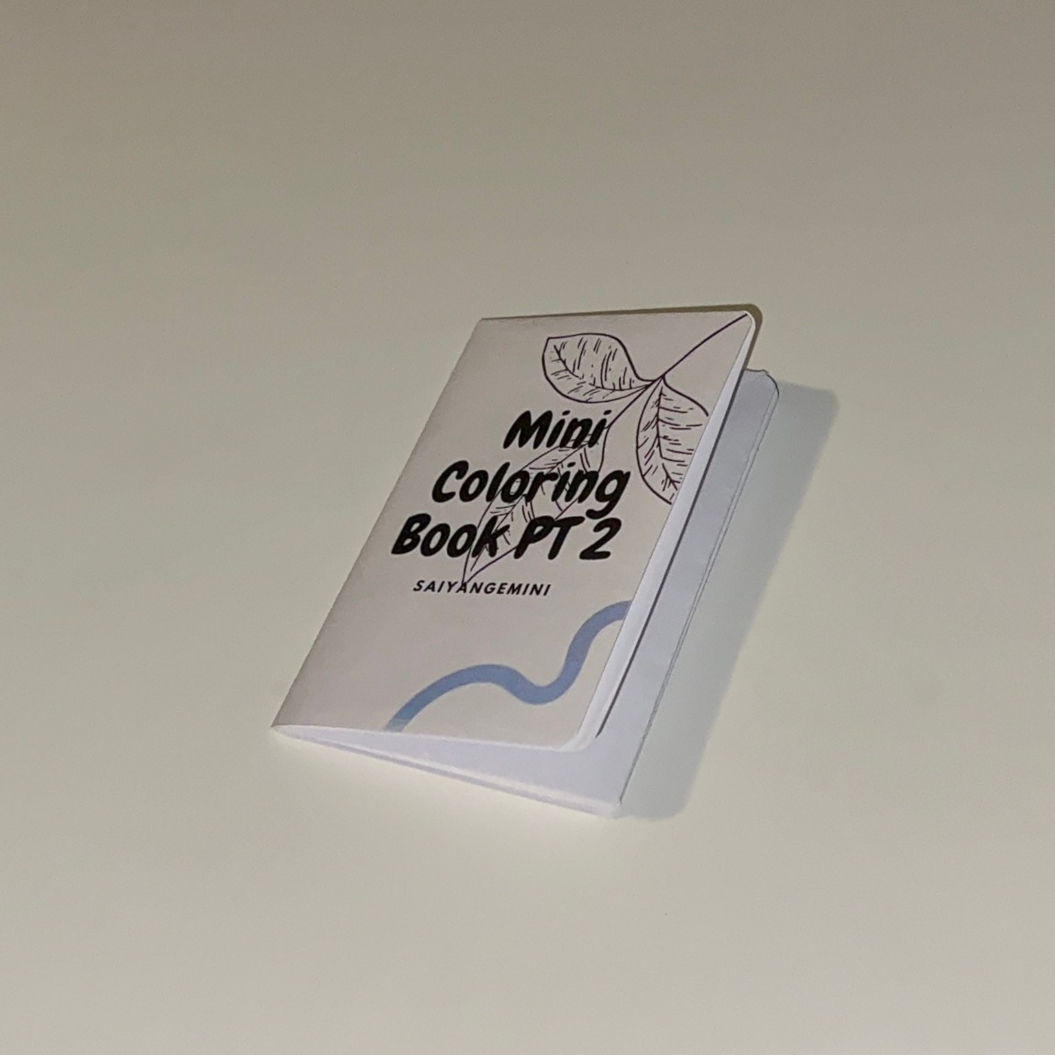 Mini Coloring Book Pt 2 Mini Coloring Book Art Activity - Etsy