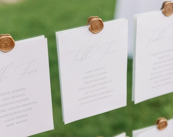 CLARA | Seating Chart Template, Seating Chart Cards, Classic Wedding Templates, Printable Seating Chart, Instant Download, Editable Seating