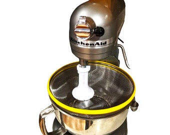 MashDaddy KitchenAid® Bowl-Lift Mixer Zubehör - Siebmühle & Stößel, Küchenmühle. Entfernen Sie Obstschalen und Kerne, Granatapfel, Himbeere