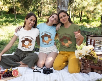 Unity in Diversity T-Shirt: Multicultural Equality Top