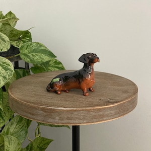 Ceramic Dachshund Figurine - Vintage Dog Figurine Vintage Beswick England Dachshund Figurine Collectible Figurine Dachshund Decor