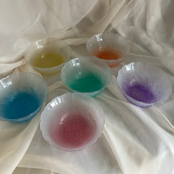 Glass Dessert Bowls Etsy