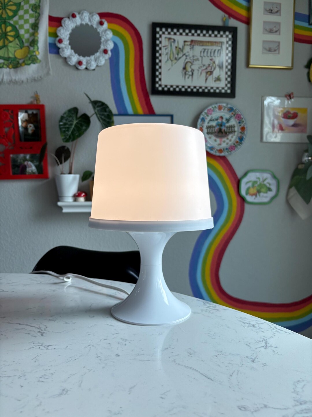 Vintage Ikea Lamp - Table Lamp Desk Lamp Small Lamp for Apartment Small ...