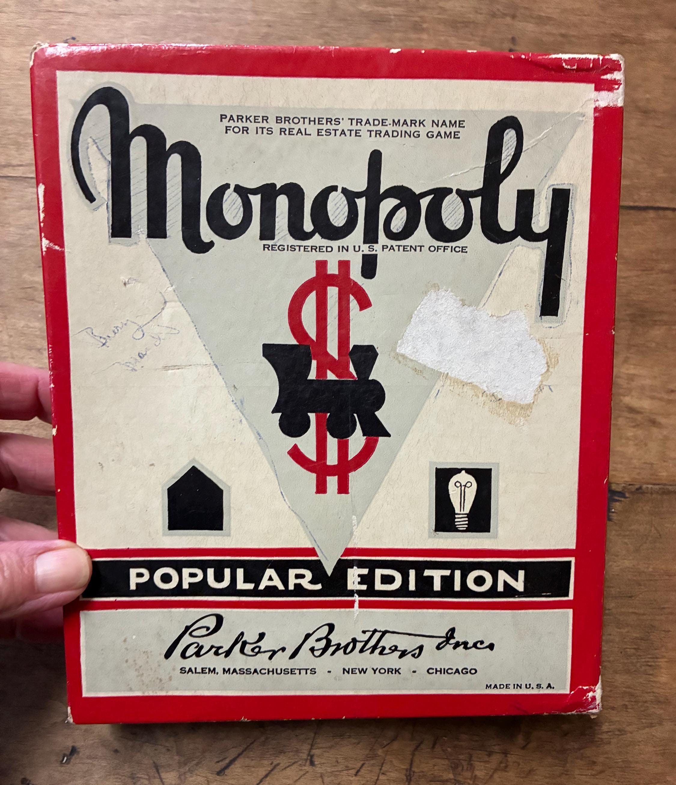 1930s Monopoly Game - Etsy