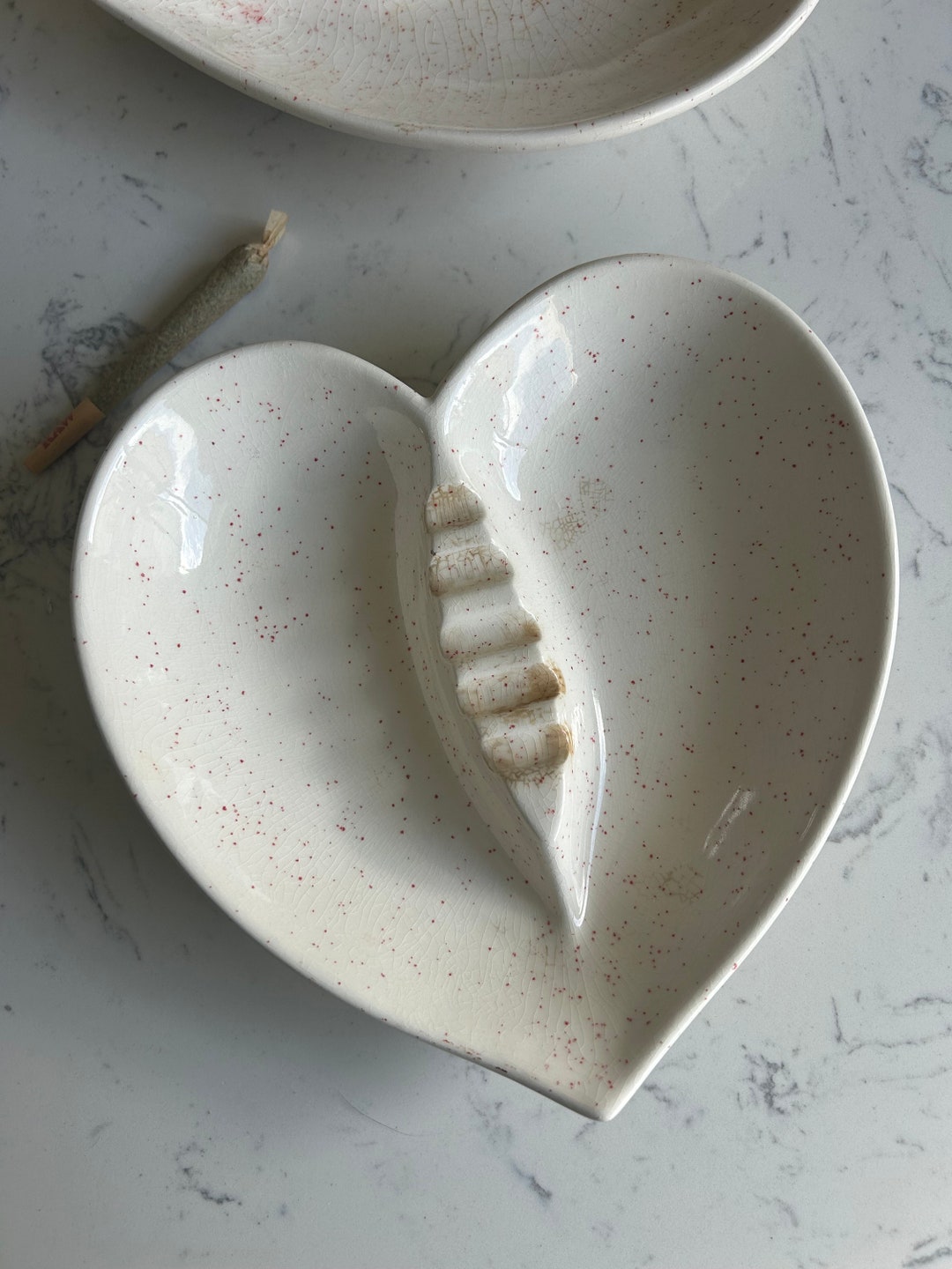 Heart Shaped Ceramic Ashtray Vintage Heart Ashtrays Heart Ash Tray Art
