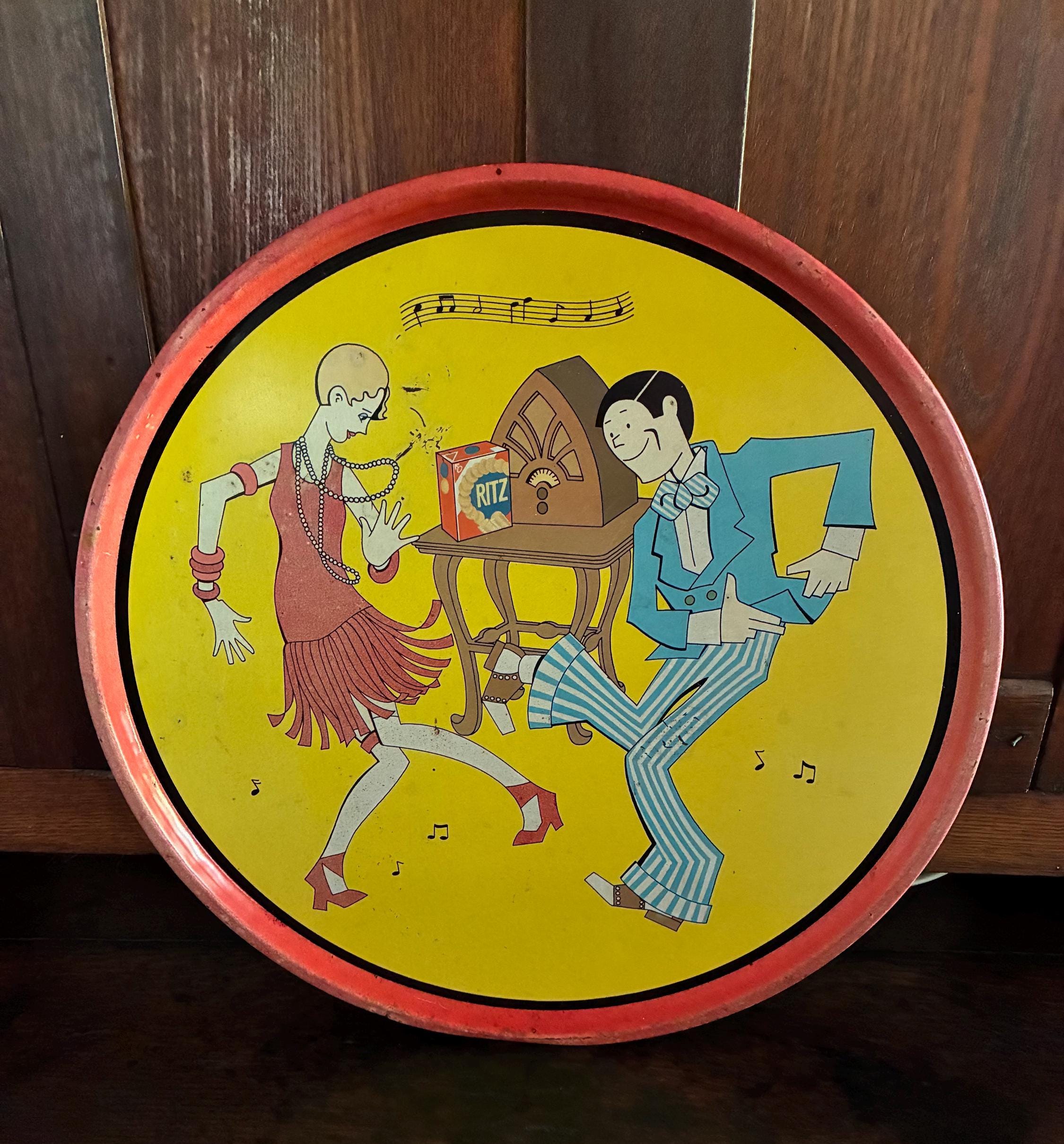 70s Ritz Cracker Tin - Etsy
