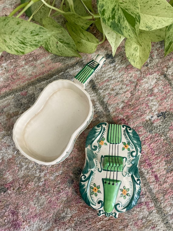 Hand Painted Vintage Chinese Jewelry Box | Chairish