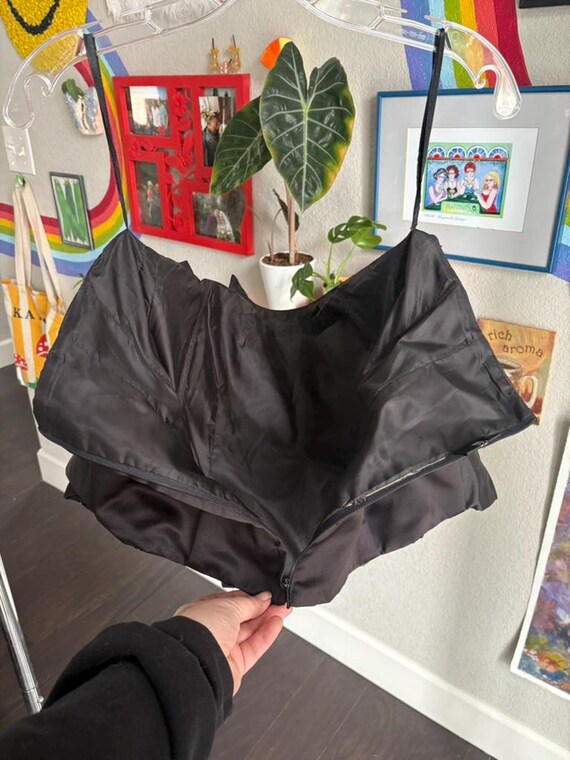 90's Strapless Top - Black Strapless Top Formal B… - image 5