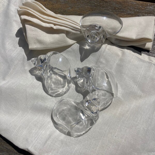 Lucite Vintage Napkin Rings - Etsy