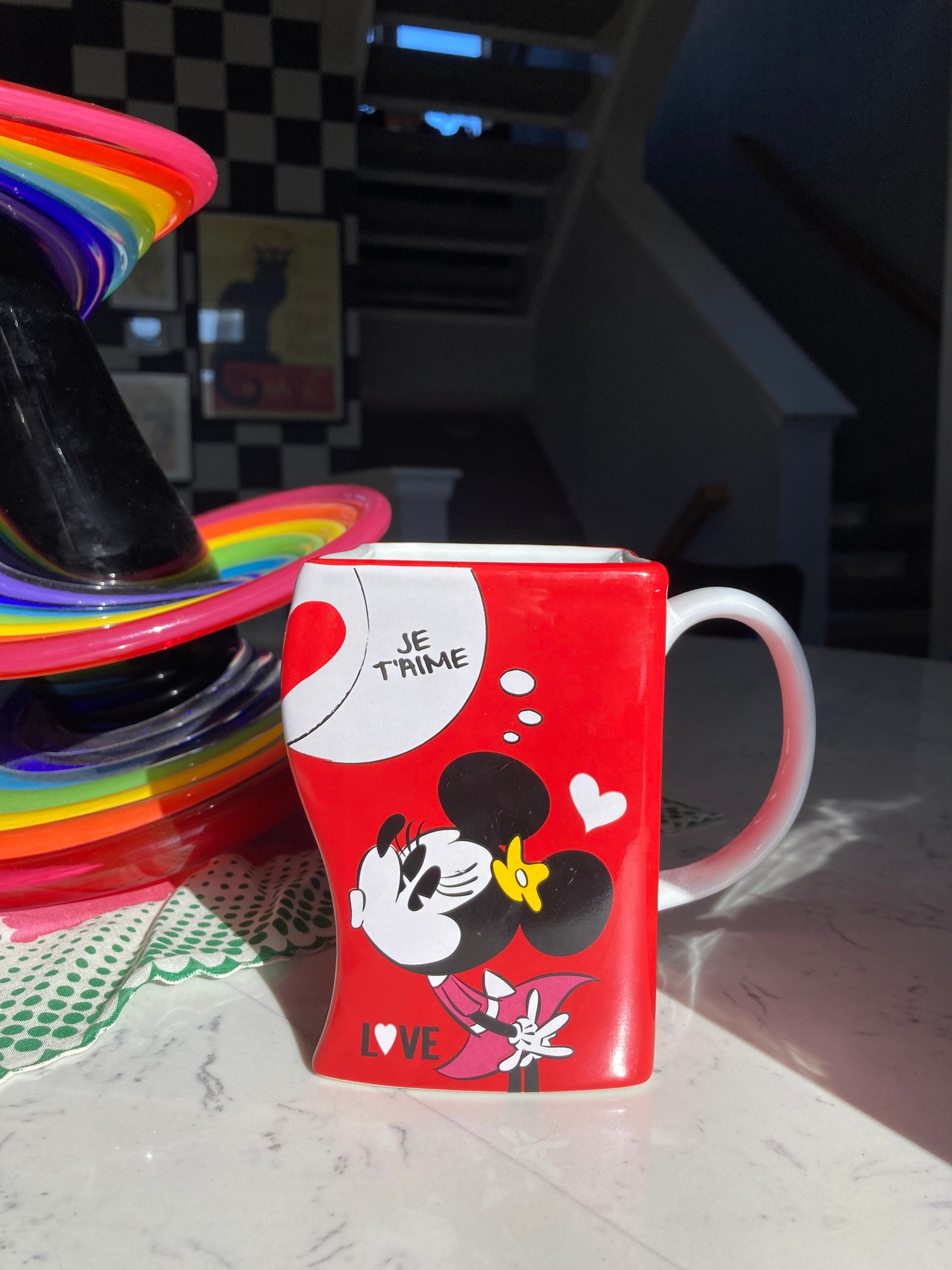 Disney Mickey Mouse Mug Warmer, Includes 12 oz Mickey Mouse Ceramic Mug,  New, Model DMP-16