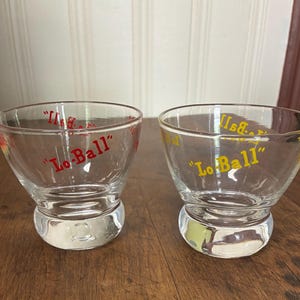 Vintage Low Ball Cocktail Glasses- Eva Zeisel Federal Glass Barware