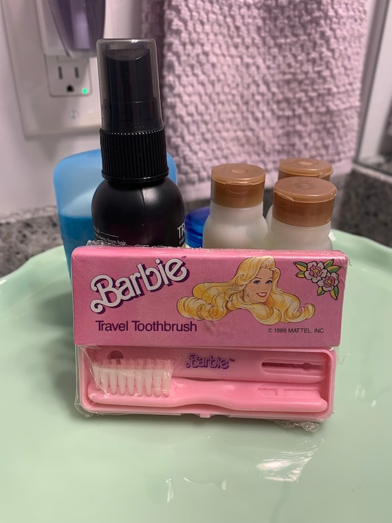 1986 Barbie Travel Toothbrush With Case Vintage Barbie Toothbrush Vintage Mattel Barbie Accessory Vintage Barbie Mattel Accessories Etsy Canada