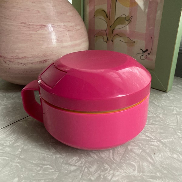 Funky Bright Soup Bowl  Aladdin To Go Lunch Soup Thermos Food Storage Container with Spoon Rest Colorful Kitchen Container Pink Blue Purple