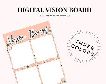 Digital Vision Board | 3 Colors